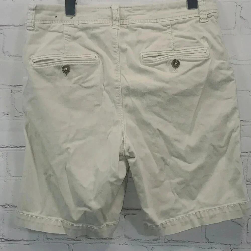American Eagle Active Flex Light Khaki Flat Front Shorts Size 30 - Picture 3 of 11